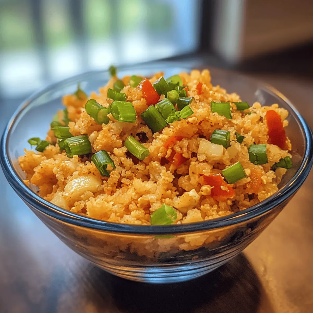 Irresistible Keto Cauliflower Fried “Rice”: Crispy Low-Carb Feast